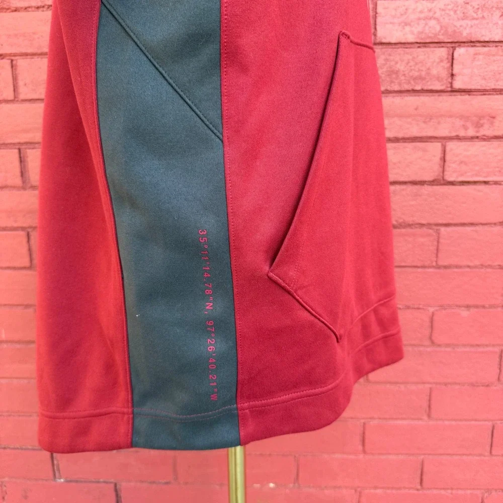 Jordan Oklahoma Sooners‎ Basketball Jumpman Hoodie Pullover Mens Medium Maroon